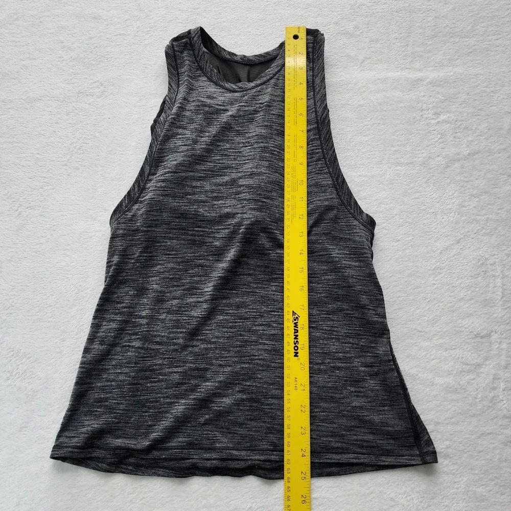 Lululemon Work The Circuit Tank Top Womens 6 Mesh Back Built in Sports Bra Yoga - Picture 8 of 13